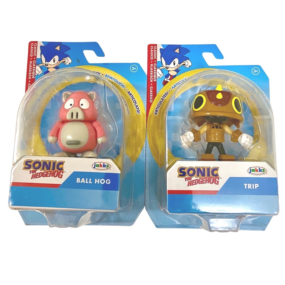 BALL HOG & TRIP‎ Sonic The Hedgehog Jakks Pacific 2.5" Figures